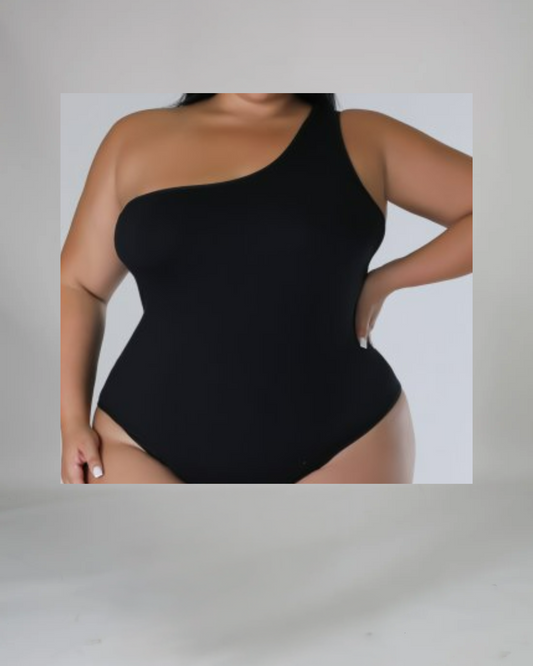 Sleek Asymmetry Bodysuit