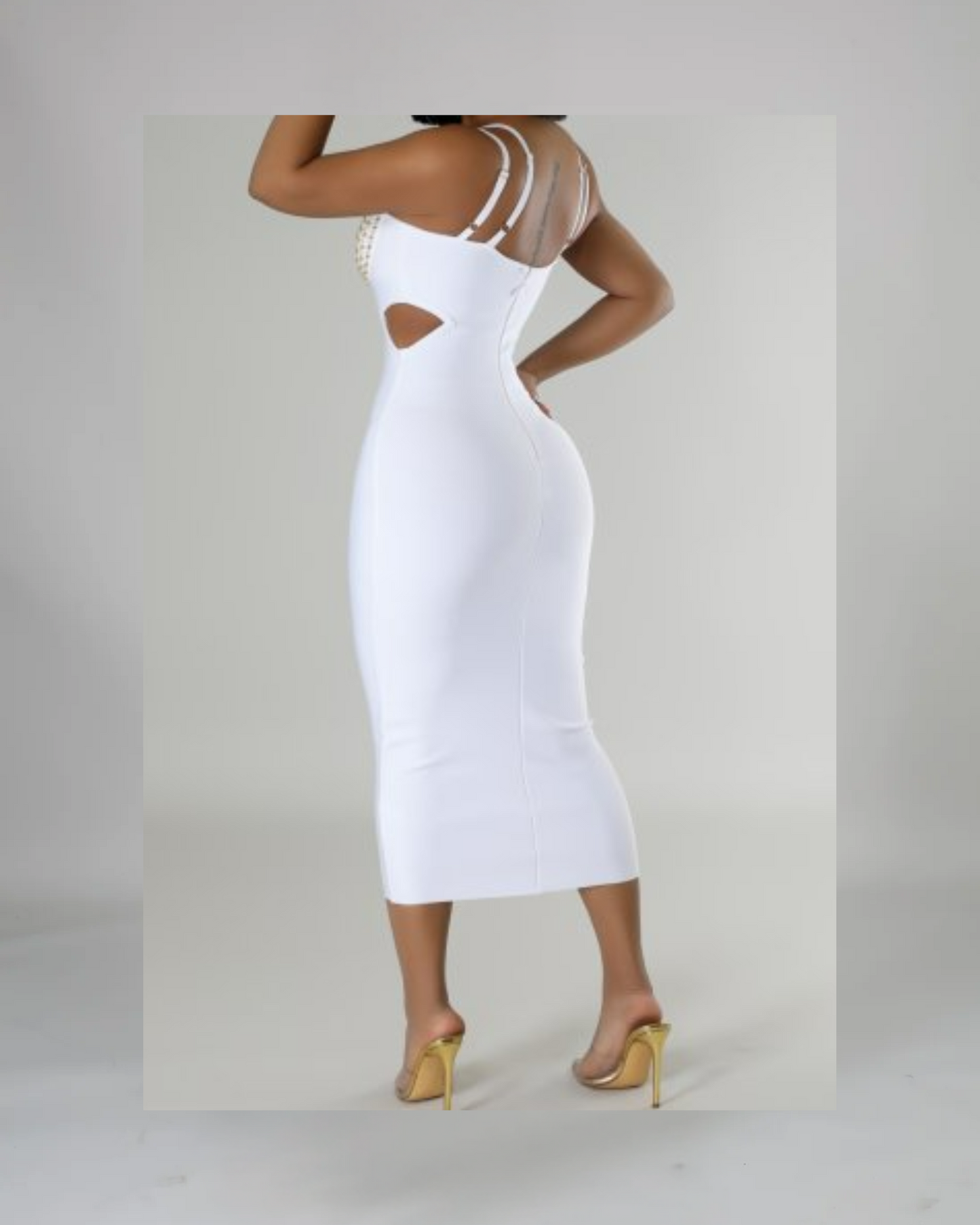 Seashell Seduction Cutout Dress