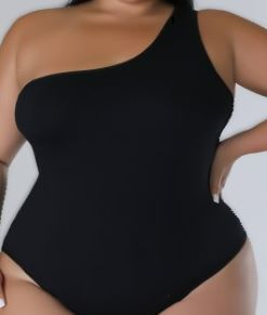 Sleek Asymmetry Bodysuit